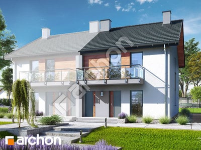Projekt domu ARCHON+ Dom medzi macoškami (R2B) ver.2