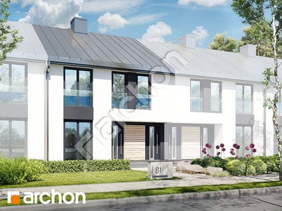 Projekt domu ARCHON+ Dom medzi macoškami 16 (R2S) ver.2