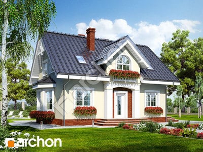Projekt domu ARCHON+ Dom pri koriandre 2 ver.2